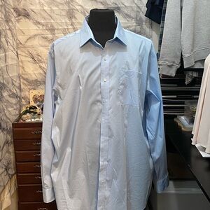 George Men's Sky Blue Dress Shirt